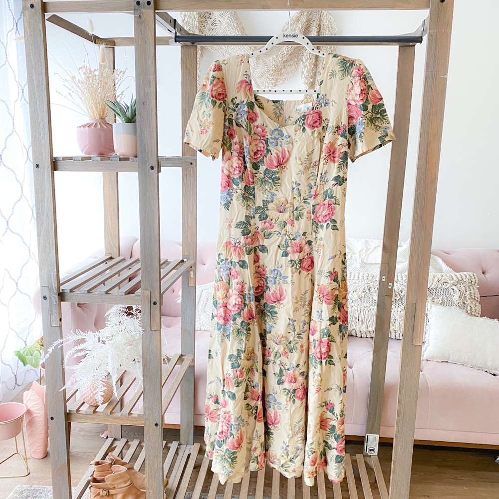 Vintage Floral Dress